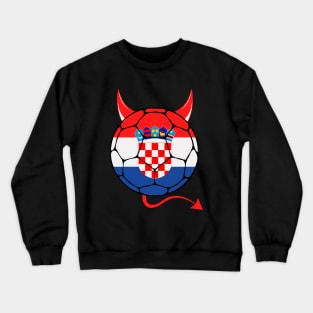 Croatia Halloween Crewneck Sweatshirt